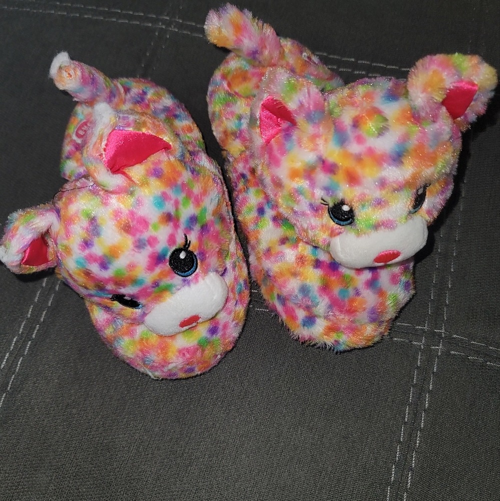 Build-A-Bear Workshop Confetti Leopard Slippers / Toddlers